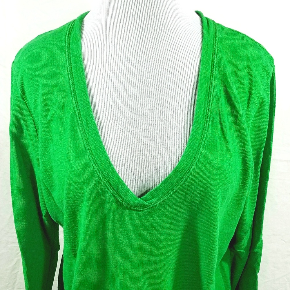 Liz Claiborne Long Sleeve V-neck Sweatshirt SzXL